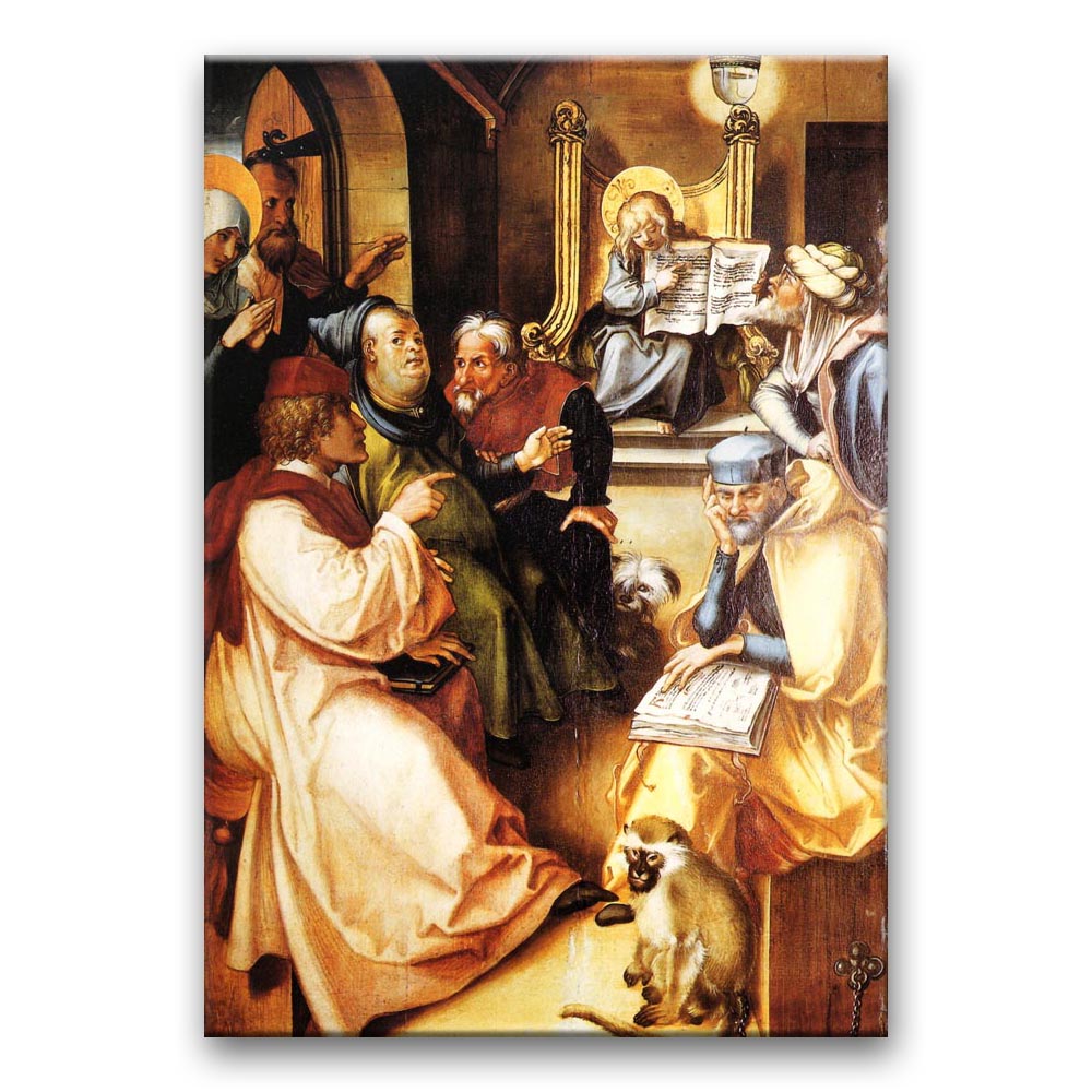 Obraz Albrecht Dürer - Dwunastoletni Jezus w świątyni