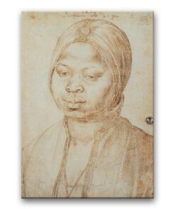 Obraz Albrecht Dürer - Portret afrykańskiej kobiety, Katarzyny
