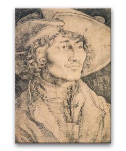 Obraz Albrecht Dürer - Portret młodego mężczyzny II