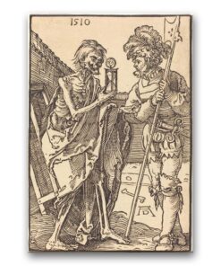Obraz Albrecht Dürer - Śmierć i landsknecht