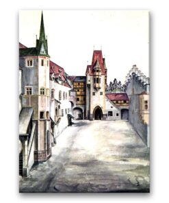 Obraz Albrecht Dürer - Zamek w Innsbrucku
