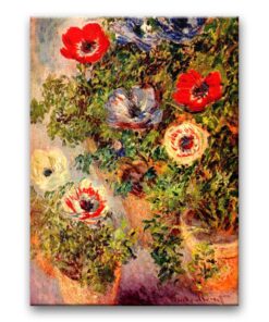 Obraz Claude Monet - Martwa natura z zawilcami