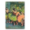 Obraz Edgar Degas - Zielone i żółte tancerki