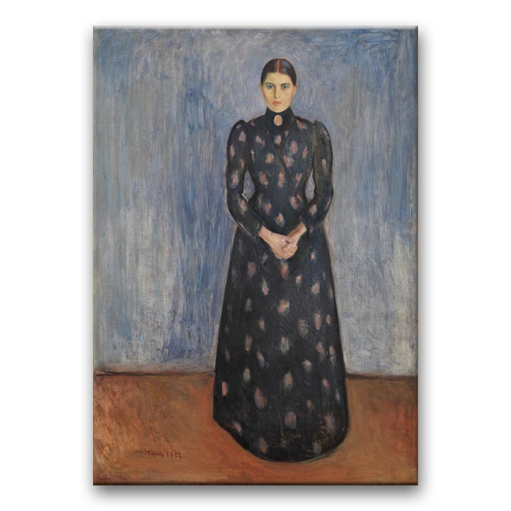 Obraz Edvard Munch - Inger w czerni i fiolecie