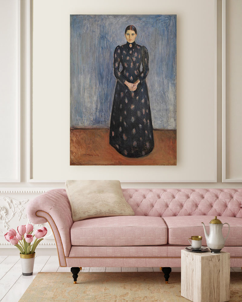 Obraz Edvard Munch - Inger w czerni i fiolecie - obrazek 2