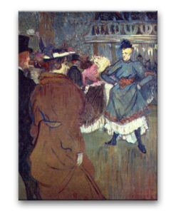 Obraz Henri de Toulouse-Lautrec - Kadryl w Moulin Rouge