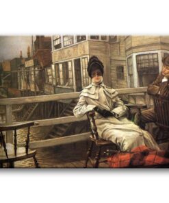 Obraz James Tissot - Czekając na prom
