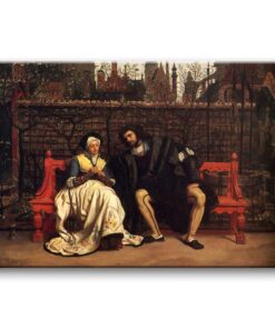 Obraz James Tissot - Faust z Małgorzatą w ogrodzie