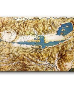 Obraz Leonardo da Vinci - Mapa Valdichiany