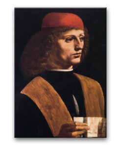 Obraz Leonardo da Vinci - Portret muzyka