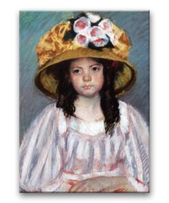 Obraz Mary Cassatt - Dziewczynka w dużym kapeluszu