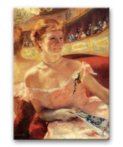 Obraz Mary Cassatt - Kobieta z perłowym naszyjnikiem