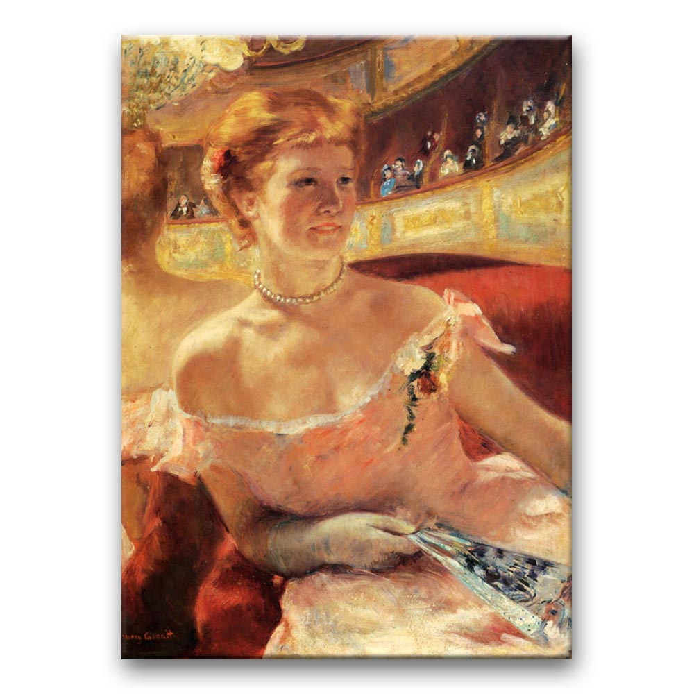 Obraz Mary Cassatt - Kobieta z perłowym naszyjnikiem