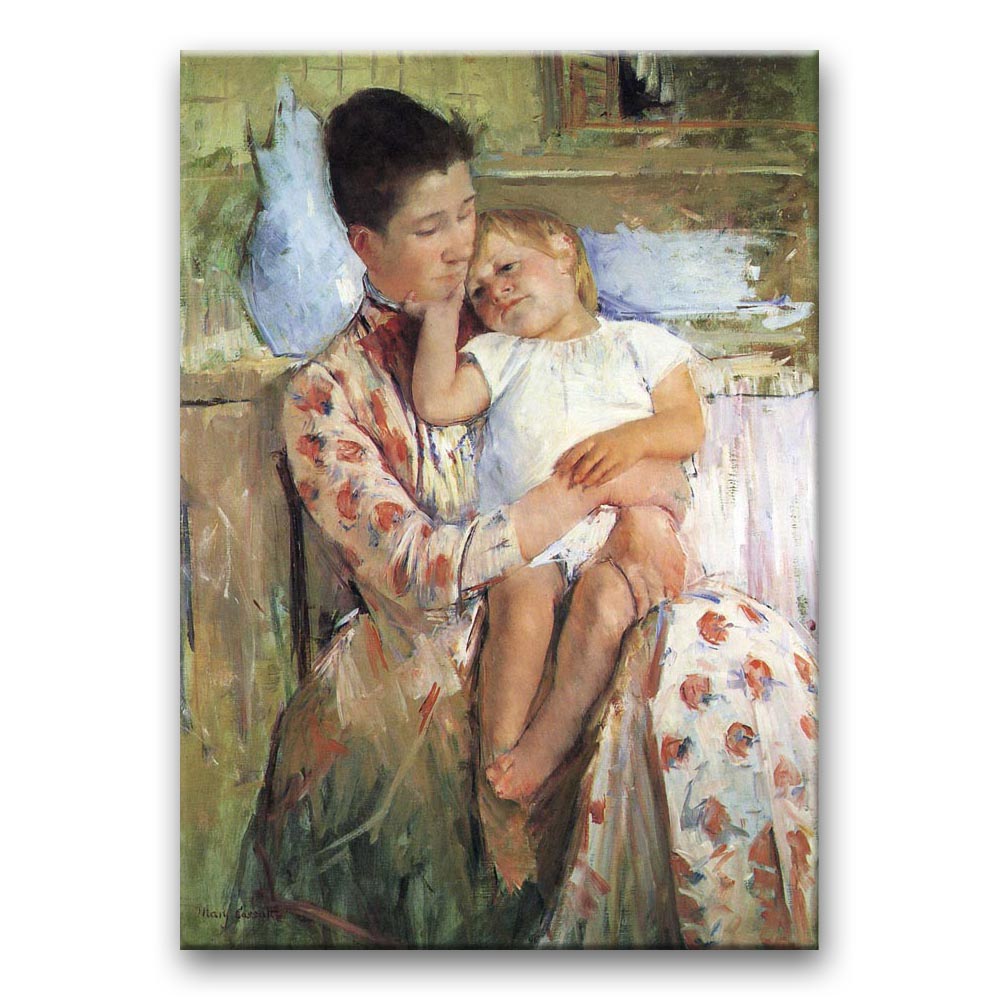 Obraz Mary Cassatt - Matka z dzieckiem (1890r.)