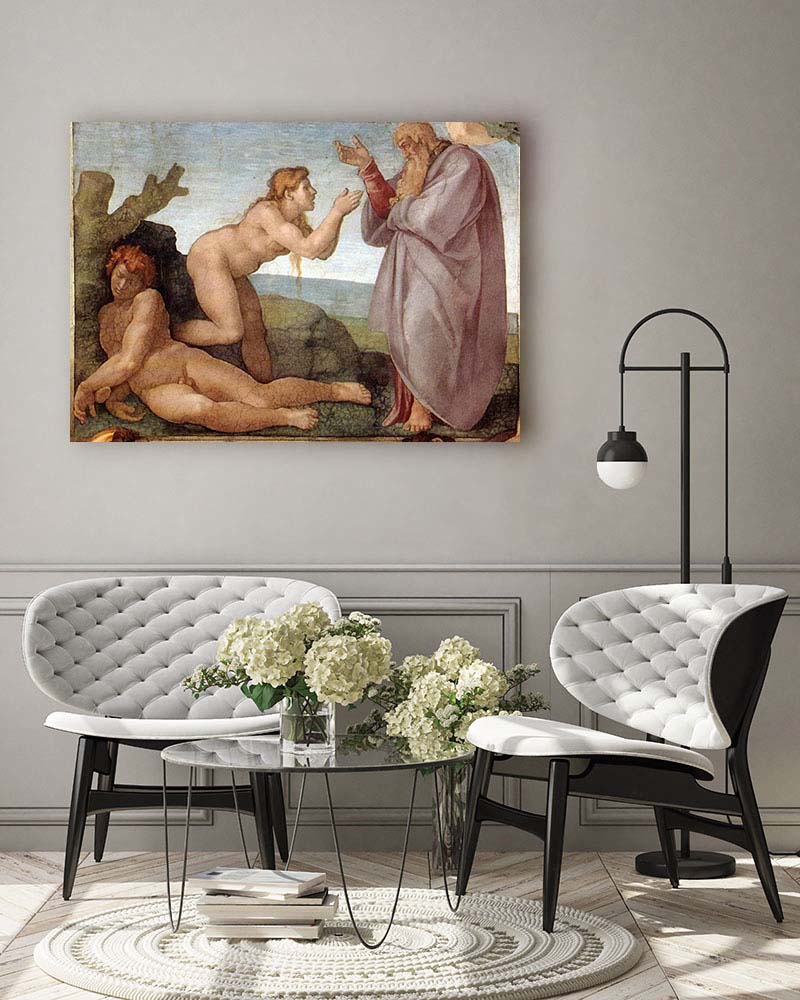 Obraz Michał Anioł - Stworzenie Ewy - obrazek 3