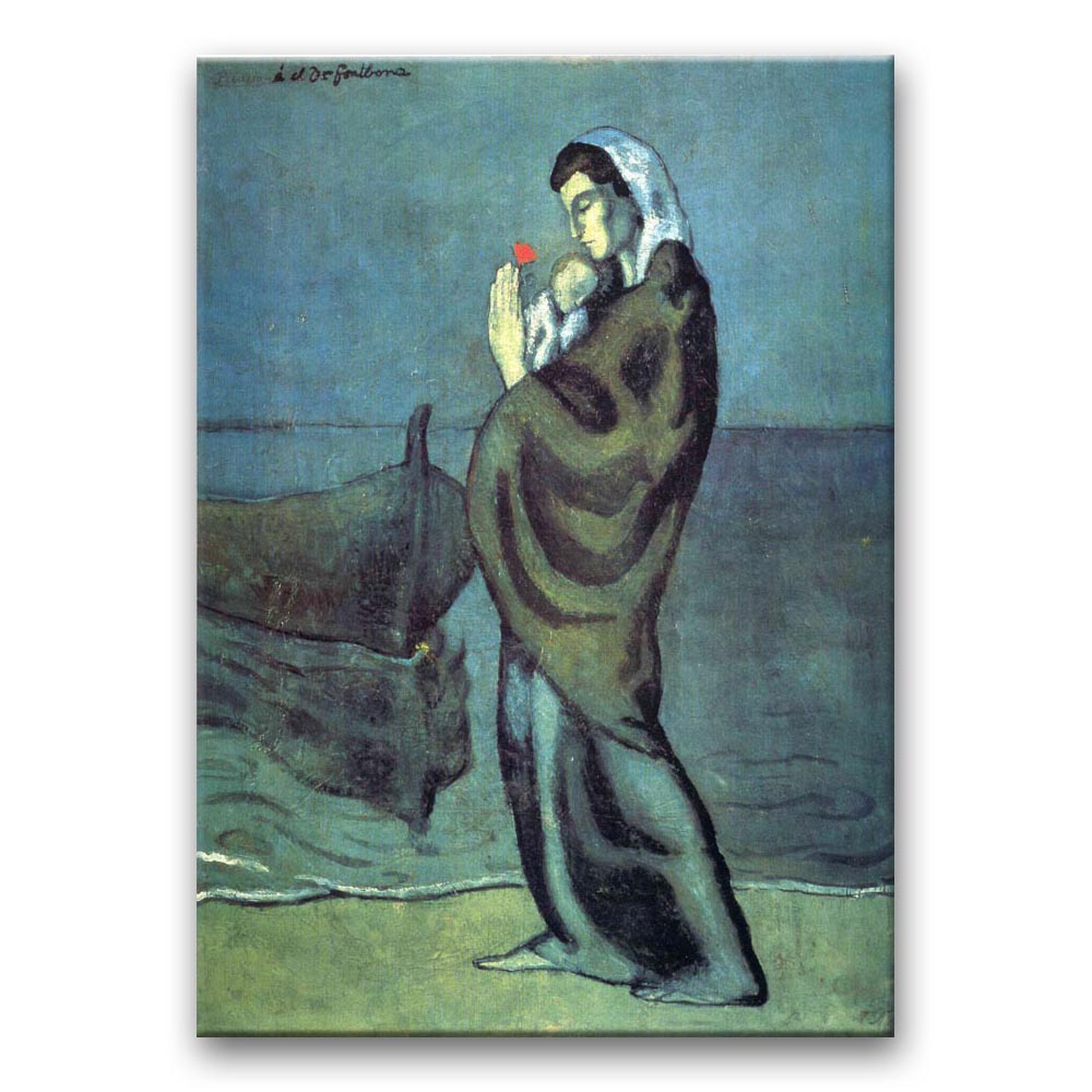Obraz Pablo Picasso - Kąpiel matki z dzieckiem