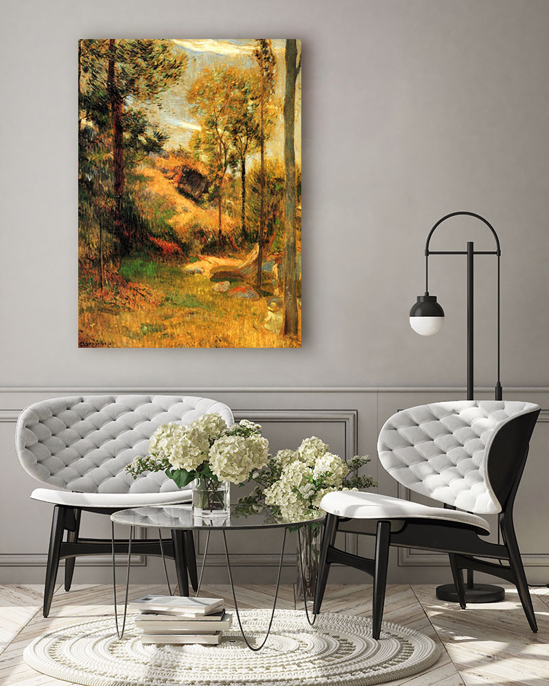 Obraz Paul Gauguin - Kąpiący się nieopodal portu w Pont-Aven - obrazek 3