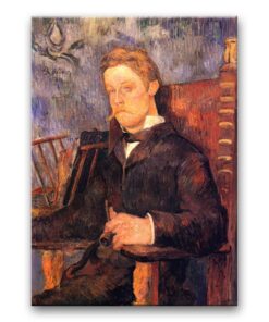 Obraz Paul Gauguin - Portret siedzącego mężczyzny