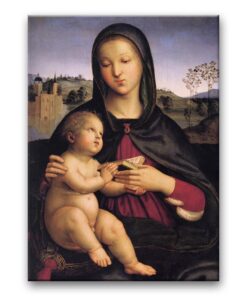 Obraz Rafael Santi - Madonna z Dzieciątkiem i książką