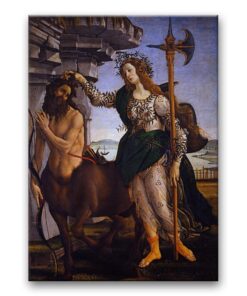 Obraz Sandro Botticelli - Pallas Atena i centaur