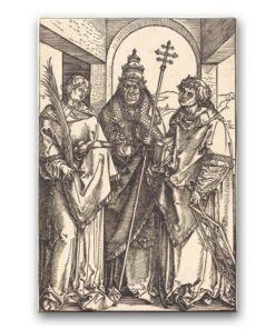 Obraz Albrecht Dürer - Święci Stefan, Sykstus i Wawrzyniec