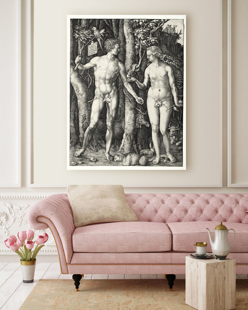 Obraz Albrecht Dürer - Adam i Ewa - obrazek 2