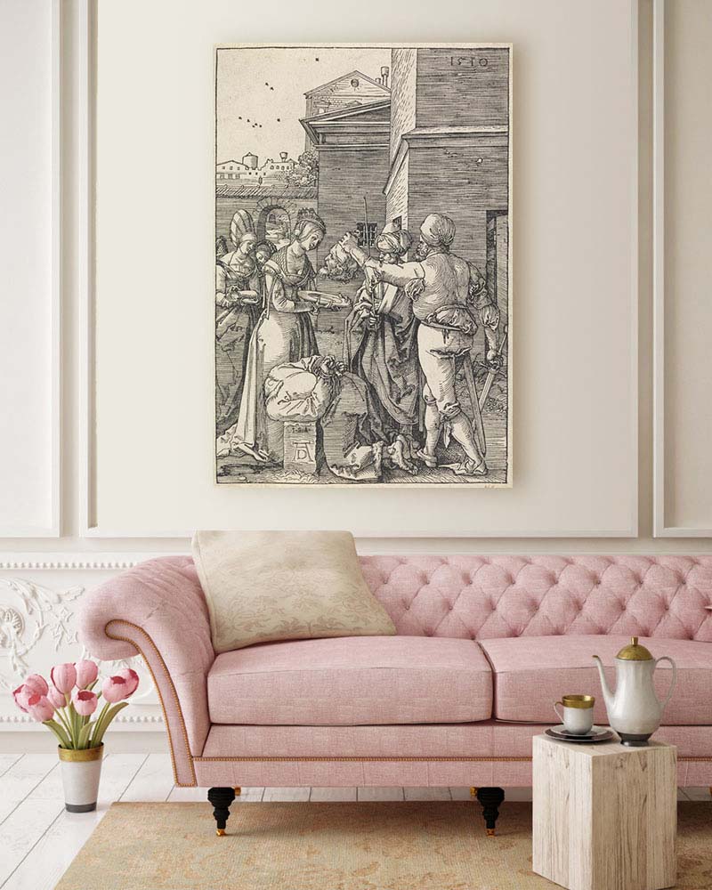 Obraz Albrecht Dürer - Dekapitacja Jana Chrzciciela - obrazek 2