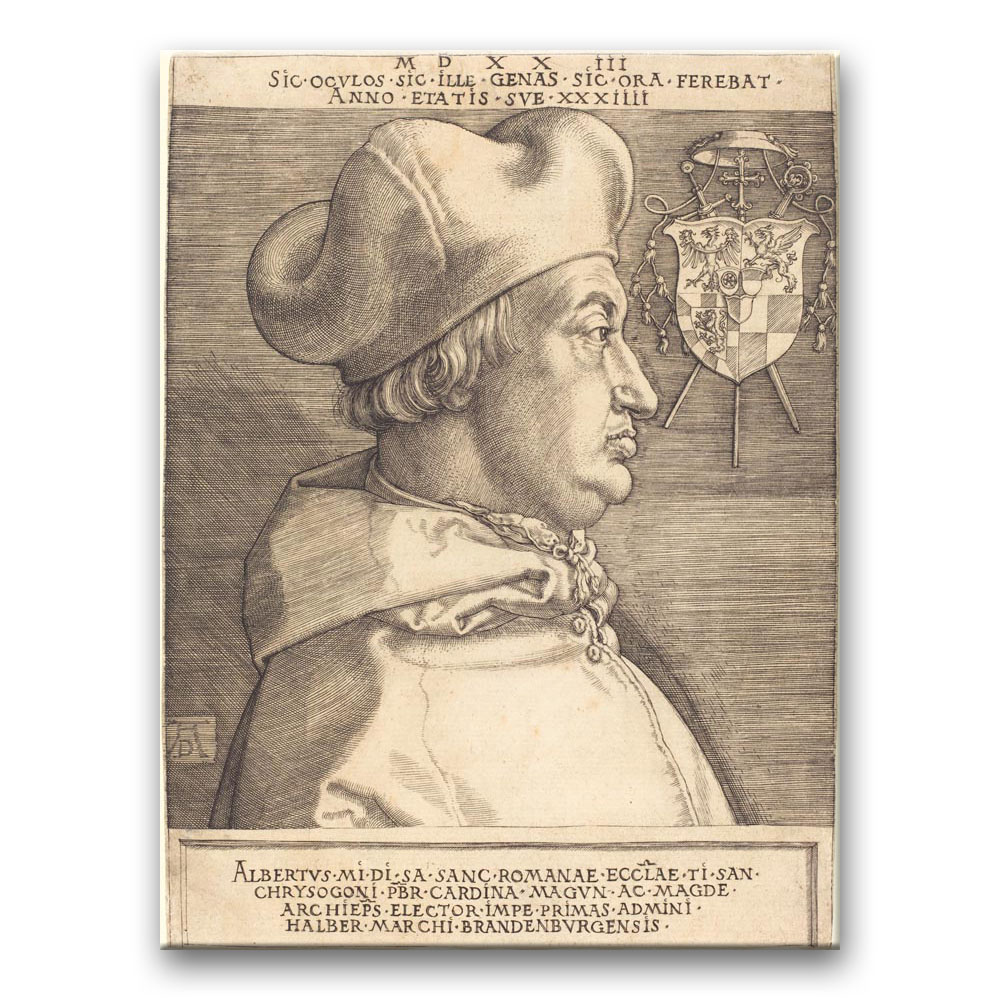 Obraz Albrecht Dürer - Kardynał Albrecht Hohenzollern II