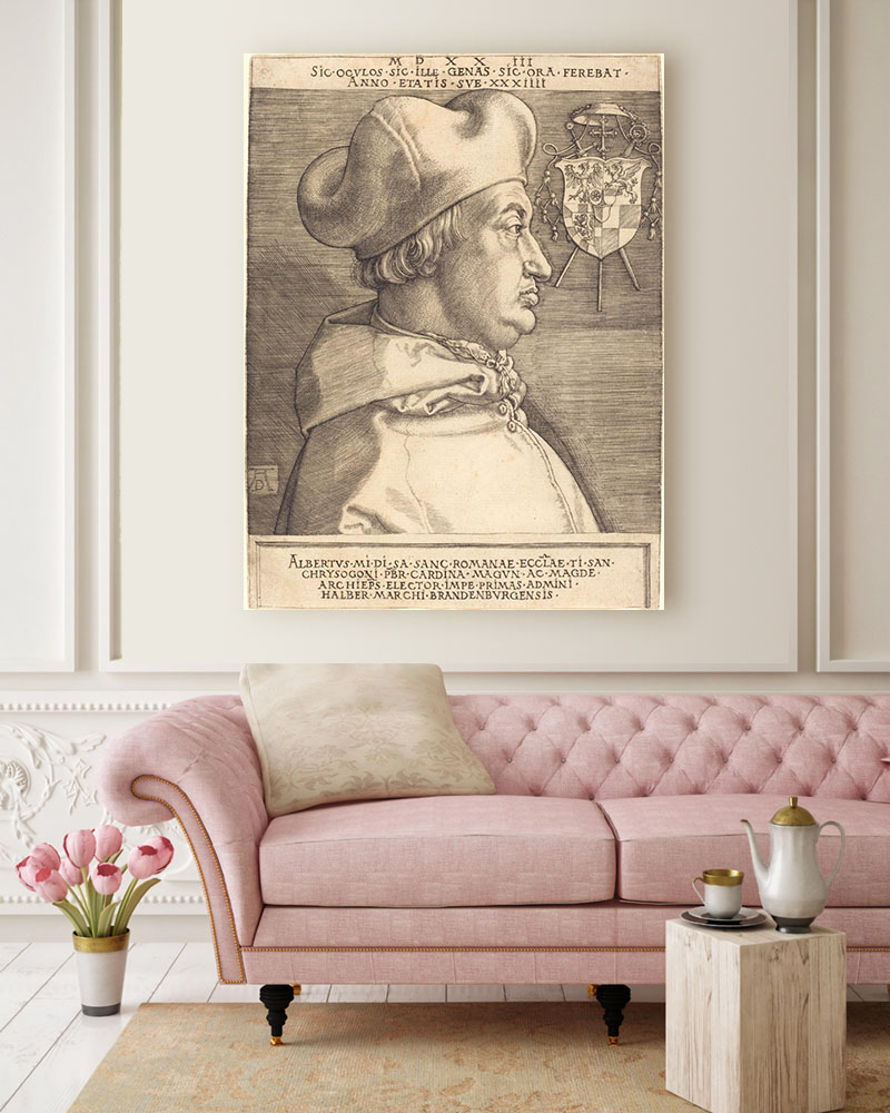 Obraz Albrecht Dürer - Kardynał Albrecht Hohenzollern II - obrazek 2