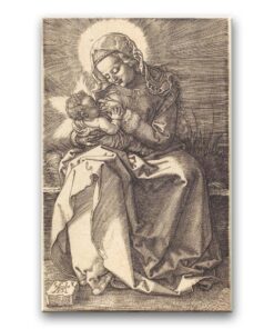 Obraz Albrecht Dürer - Madonna karmiąca Dzieciątko