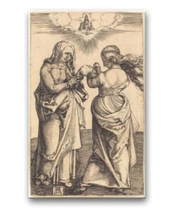 Obraz Albrecht Dürer - Madonna z Dzieciątkiem i św. Anną