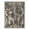 Obraz Albrecht Dürer - Mała Pasja - karta 24 - Ukrzyżowanie