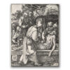 Obraz Albrecht Dürer - Mała Pasja - karta 28 - Złożenie do grobu