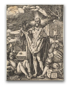 Obraz Albrecht Dürer - Mała Pasja - karta 29 - Zmartwychwstanie