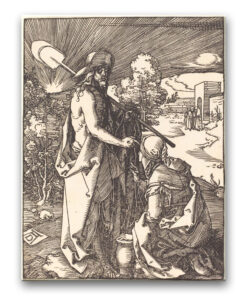Obraz Albrecht Dürer - Mała Pasja - karta 31 -  Ukazanie się Marii Magdalenie