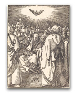 Obraz Albrecht Dürer - Mała Pasja - karta 35 - Zesłanie Ducha Świętego