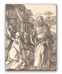 Obraz Albrecht Dürer - Mała Pasja - karta 5 - Chrystus opuszczający Matkę