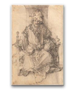 Obraz Albrecht Dürer - Orientalny władca na tronie