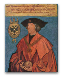 Obraz Albrecht Dürer - Portret Cesarza Maksymiliana (1519r.)