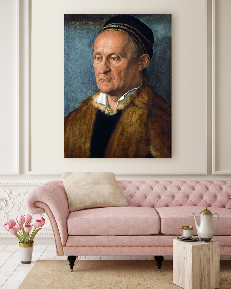 Obraz Albrecht Dürer - Portret Jacopa Muffela - obrazek 2