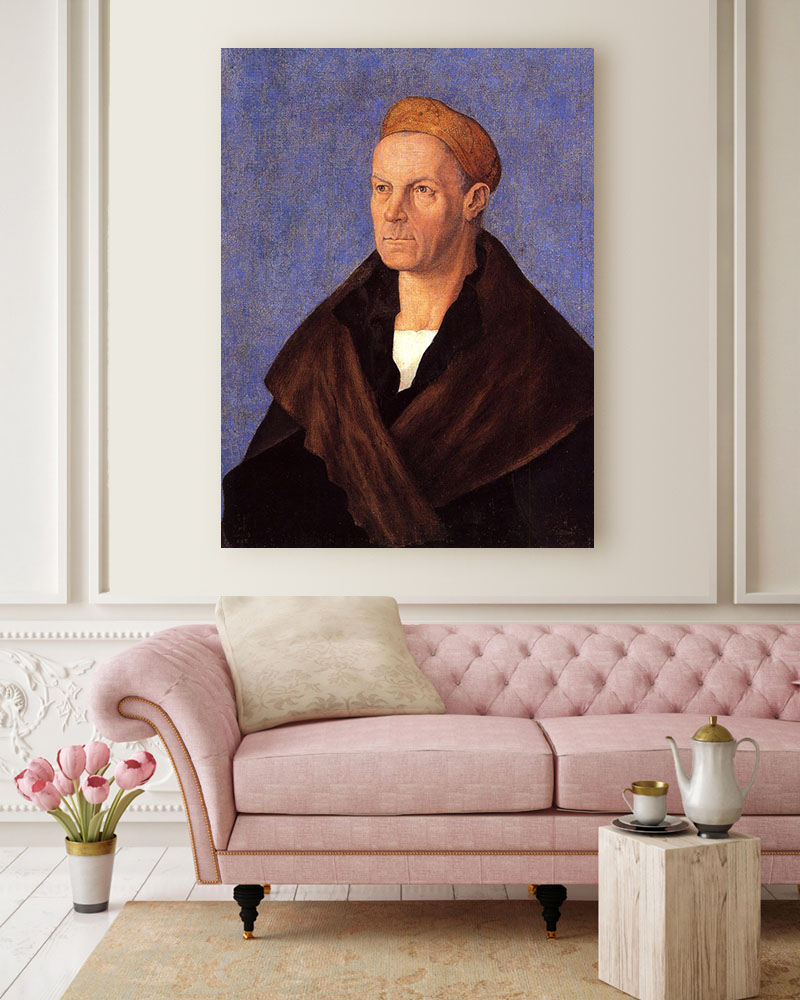 Obraz Albrecht Dürer - Portret Jakoba Fuggera - obrazek 2