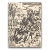 Obraz Albrecht Dürer - Samson walczący z lwem