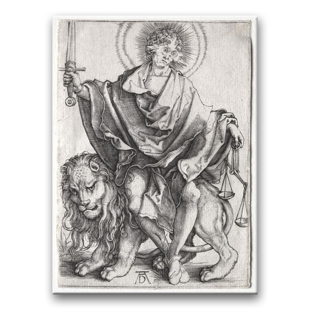 Obraz Albrecht Dürer - Słońce sprawiedliwości