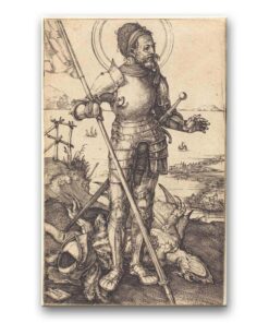 Obraz Albrecht Dürer - Stojący św. Jerzy