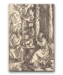 Obraz Albrecht Dürer - Św. Antoni i św. Paweł na puszczy