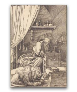 Obraz Albrecht Dürer - Święty Hieronim w celi II