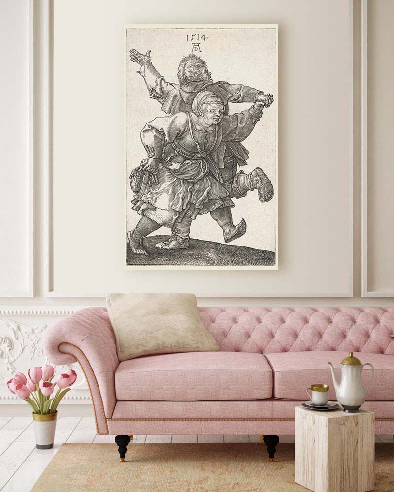 Obraz Albrecht Dürer - Tańczący wieśniacy - obrazek 2