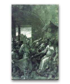 Obraz Albrecht Dürer - Zielona Pasja - Chrystus przed Kajfaszem