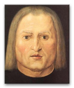Obraz Albrecht Dürer - Głowa mężczyzny
