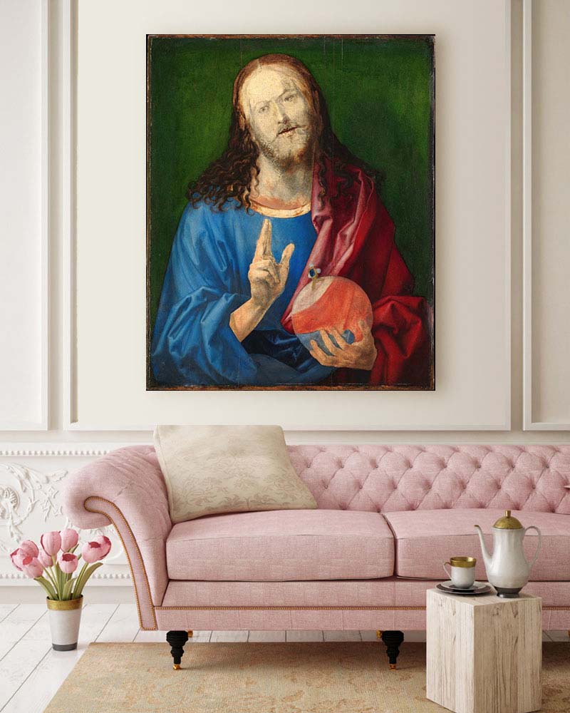 Obraz Albrecht Dürer - Zbawca Świata - obrazek 2